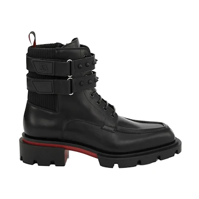 Christian Louboutin Our Flight Flat Derby Boot 'Black'
