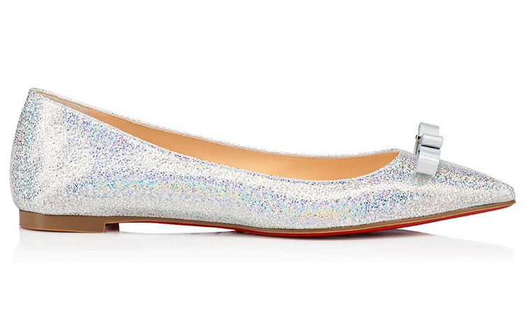Christian Louboutin Pointy Nodo Flat 'Silver' 圖 2