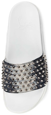 克里斯提·魯布托 泳池趣味拖鞋「牛仔銀色」1221057U172 Lookbook 克里斯提·魯布托 泳池趣味拖鞋「牛仔銀色」1221057U172