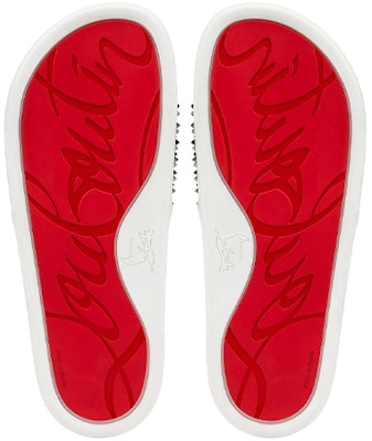 克里斯提·魯布托 泳池趣味拖鞋「牛仔銀色」1221057U172 Shop 克里斯提·魯布托 泳池趣味拖鞋「牛仔銀色」1221057U172