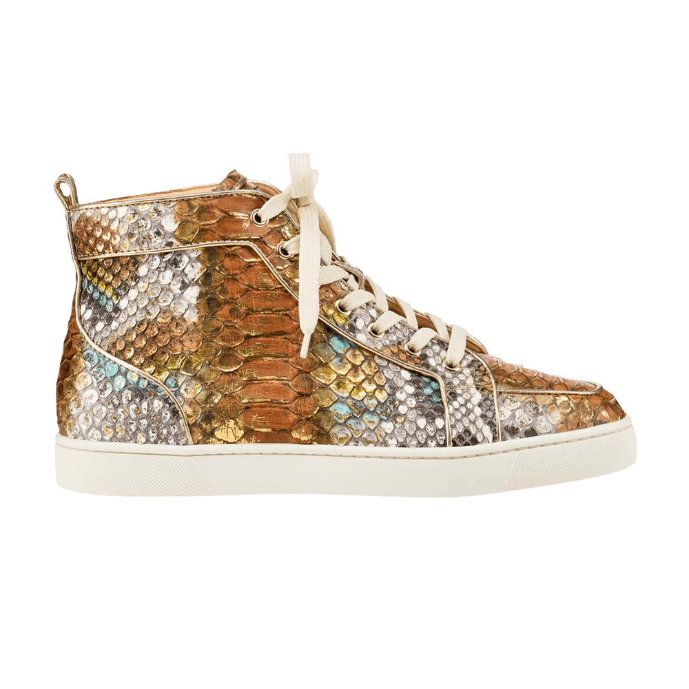 Buy Christian Louboutin Rantus Orlato High 'Python Emas Terang' Sepatu Tinggi 3160139