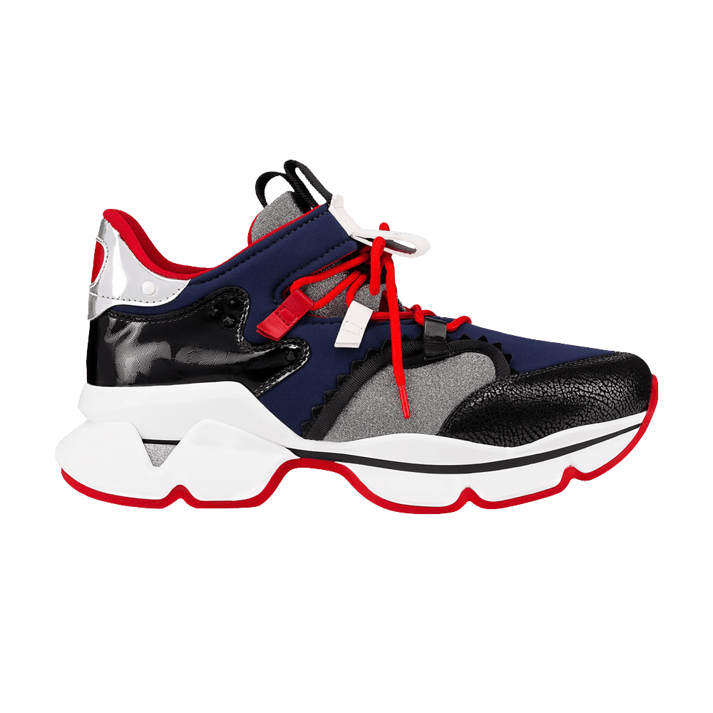 Christian Louboutin Red Runner 'Black Navy' 1190543CMA3