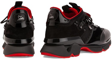 Christian Louboutin 小牛皮麂皮運動鞋 黑色 Shop Christian Louboutin 小牛皮麂皮運動鞋 黑色