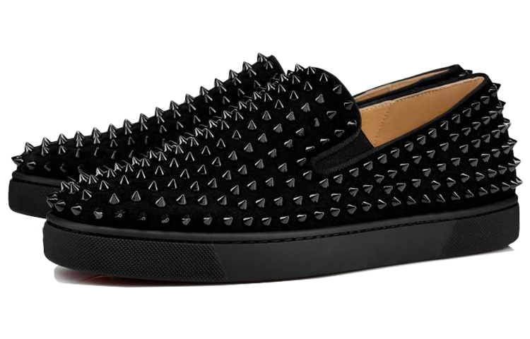 Shop Christian Louboutin Roller Boat ''Noir'' 1120387B049