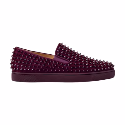 Christian Louboutin Roller Boat Flat 'Merlot'