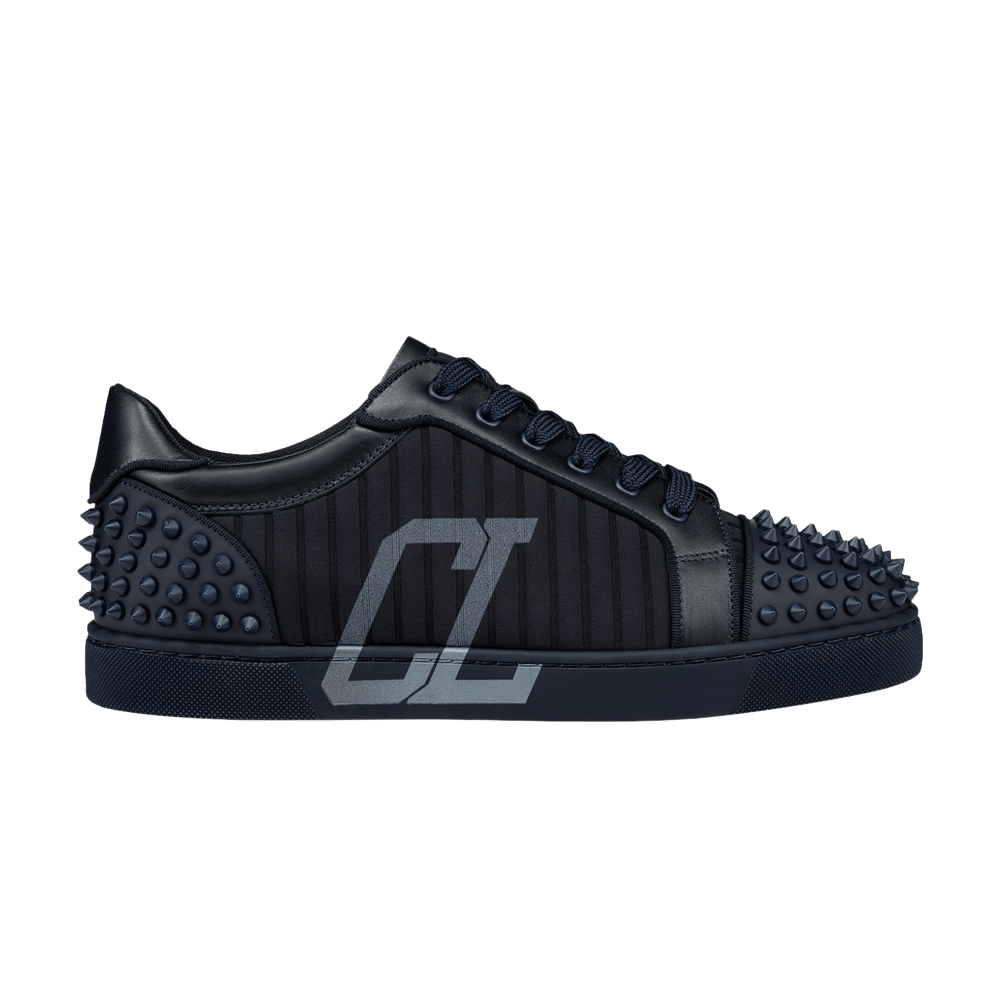 Buy CL路鉑廷 小牛皮 時尚潮流 防滑 低筒 板鞋 男款 黑色