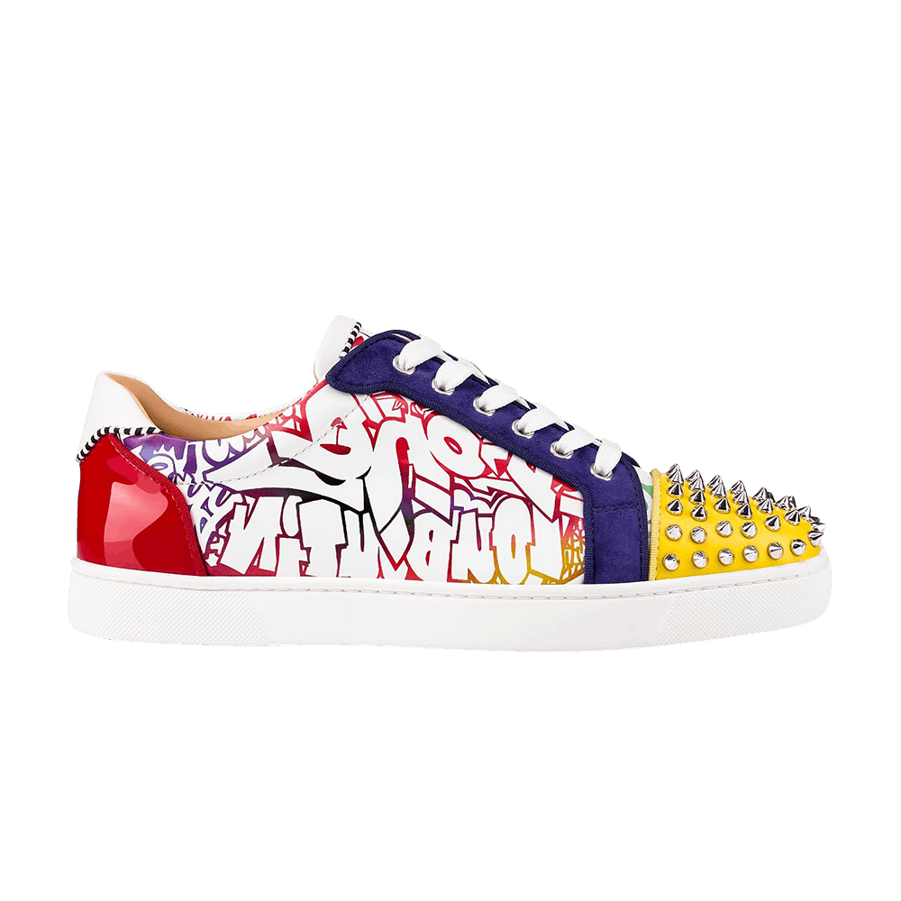 Christian Louboutin Seavaste Spikes Flat 'Street Art' 1190268CMA319S