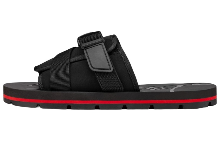 Christian Louboutin Siwa Clip Sandal 'Black Red'