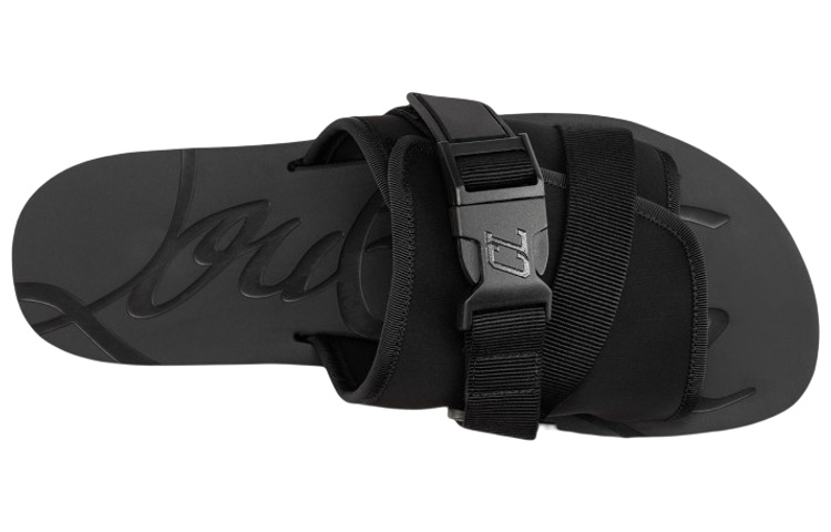 Christian Louboutin Siwa Clip Sandal 'Black Red' 圖 3