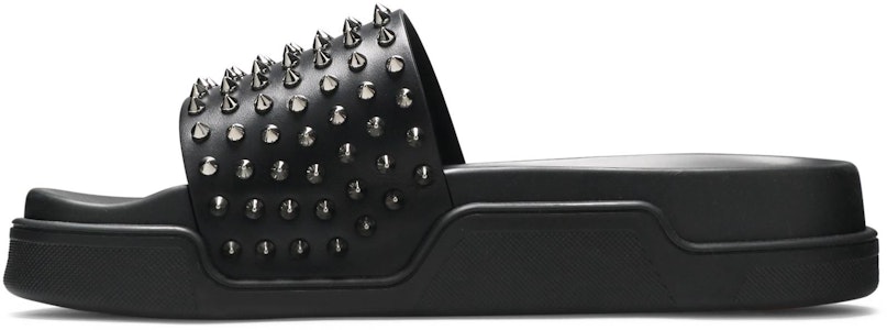 克里斯提安·羅布依亭 黑色拖鞋 1201293BK58 Lookbook 克里斯提安·羅布依亭 黑色拖鞋 1201293BK58