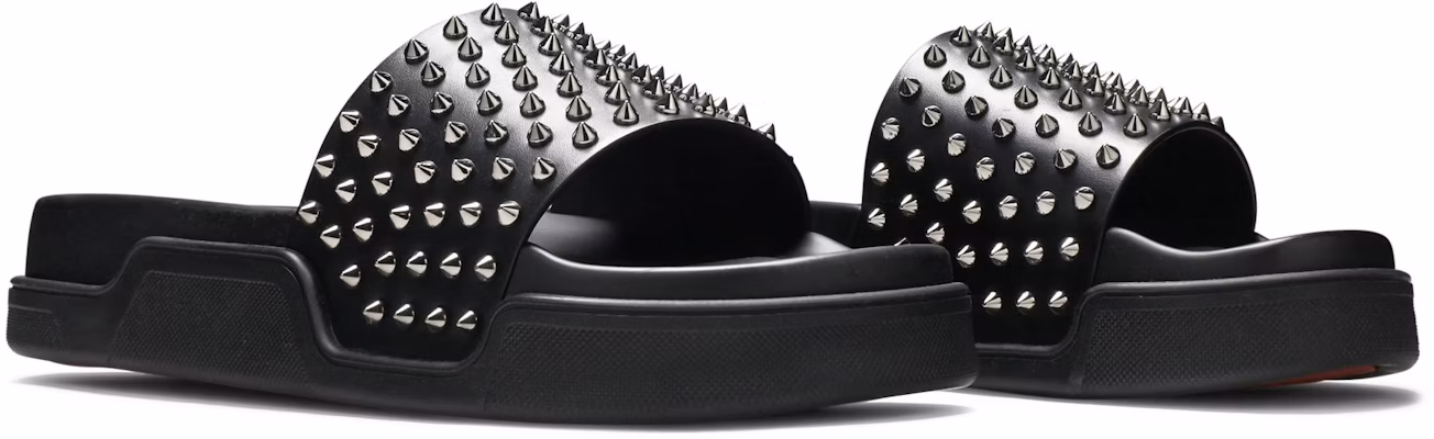 Christian Louboutin Slide 'Black' 1201293BK58 Cheap Christian Louboutin Slide 'Black' 1201293BK58