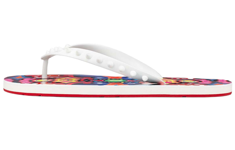 Christian Louboutin Slide 'Red Bottom - Red'