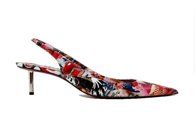 Christian Louboutin Slingback Pumps 'Multicolor' 3210795J73