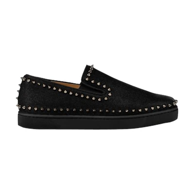 Christian Louboutin Spike Boat 'Black'