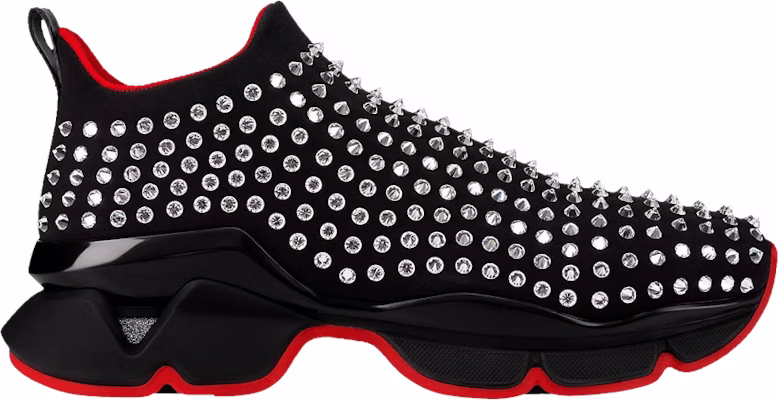 Christian Louboutin Spike Sock 'Plata Negro' 1191155CM47 Buy Christian Louboutin Spike Sock 'Plata Negro' 1191155CM47