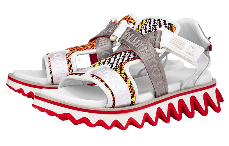 Christian Louboutin Summer Loubishark Flat 'White Red' 圖 2