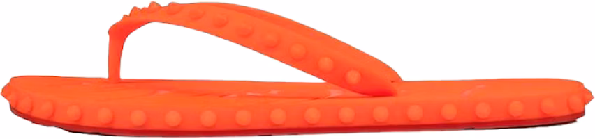 Christian Louboutin Super Loubi Flip Flat 'Fluo Orange' 1230963O279 Christian Louboutin Super Loubi Flip Flat 'Fluo Orange' 1230963O279