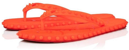Christian Louboutin Super Loubi Flip Flat 'Fluo Oranye' 1230963O279 Lookbook Christian Louboutin Super Loubi Flip Flat 'Fluo Oranye' 1230963O279