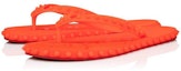 Lookbook Christian Louboutin Super Loubi Flip Flat 'Oren Fluoresen' 1230963O279