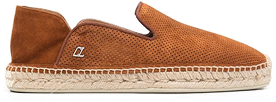 Christian Louboutin Velvet 'Brown Espadrille Flats' 3210448ESPADONC711 Order Christian Louboutin Velvet 'Brown Espadrille Flats' 3210448ESPADONC711