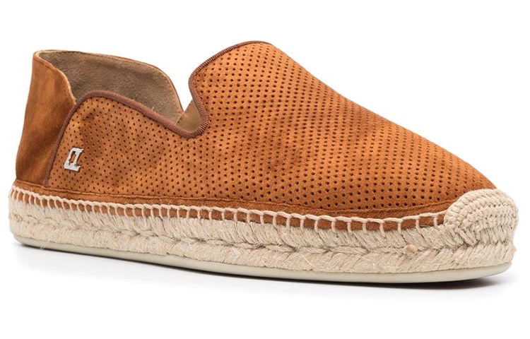 Lookbook Christian Louboutin Velvet 'Brown Espadrille Flats' 3210448ESPADONC711