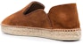 Christian Louboutin Velvet 'Coklat Espadrille Flats' 3210448ESPADONC711