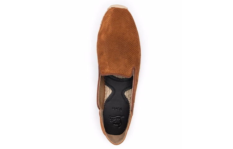Purchase Christian Louboutin Velvet 'Brown Espadrille Flats' 3210448ESPADONC711