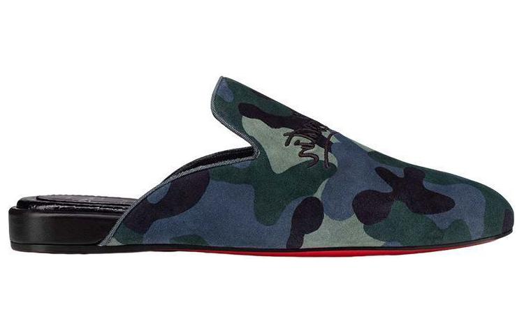 Christian Louboutin Velvet Flat 'Military Green' 圖 2