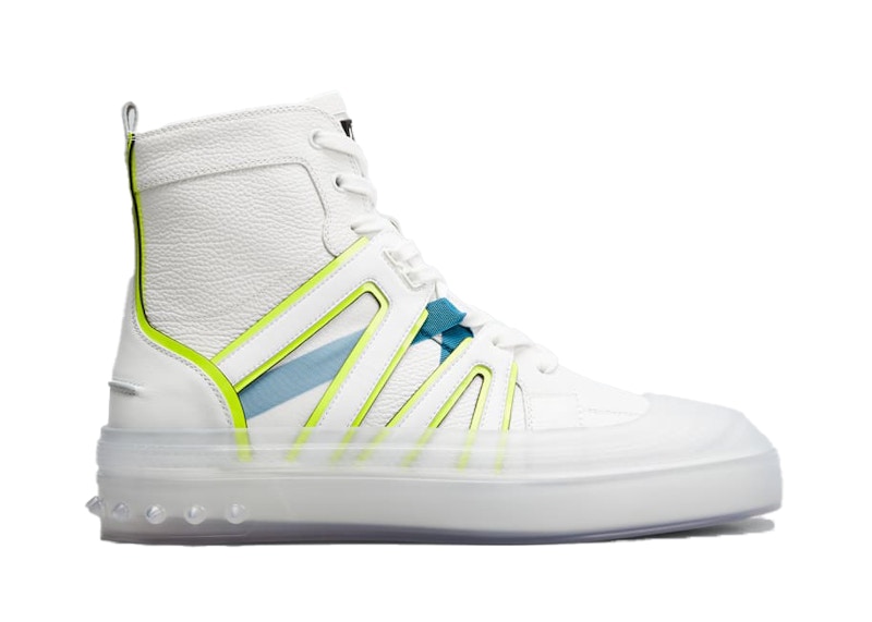 Christian Louboutin Vida Top Flat 'White Neon Caged' 3211027-W222-W53