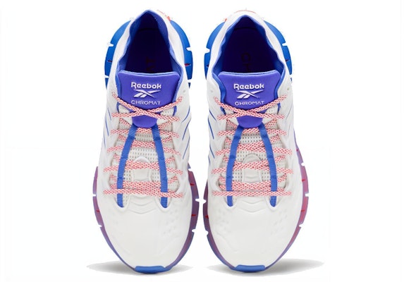Chromat x Reebok Zig Kinetica 'White Acid Blue' FX2460 Purchase Chromat x Reebok Zig Kinetica 'White Acid Blue' FX2460