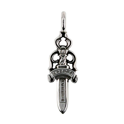 Chrome Hearts 925 Silver Pendant Unisex Couples - Silver CH-DZ-635