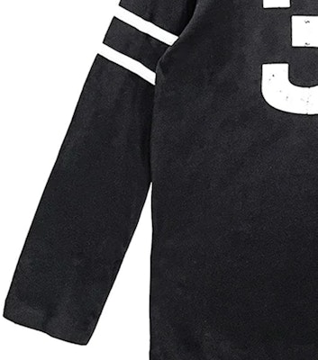 Chrome Hearts Colorblock Striped Crewneck Long Sleeve Tee - Black CH-07665 Purchase Chrome Hearts Colorblock Striped Crewneck Long Sleeve Tee - Black CH-07665