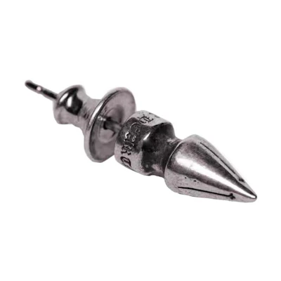 Chrome Hearts Alphabet Logo 925 Silver Unisex Stud Earrings - Silver. klx-ed-800