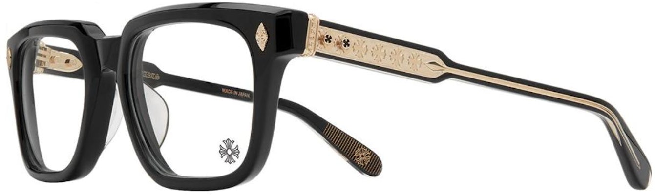 Chrome Hearts Ambidextrous Eyewear Square Optical Frames Unisex Fashion Glasses AMBIDIXTROUS-Black-18KGP Buy Chrome Hearts Ambidextrous Eyewear Square Optical Frames Unisex Fashion Glasses AMBIDIXTROUS-Black-18KGP