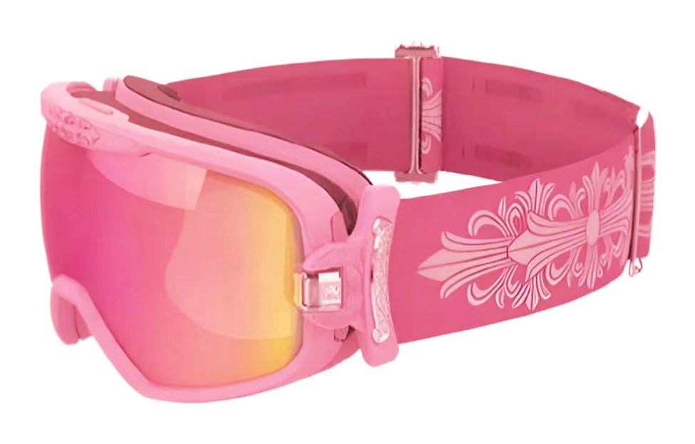 Chrome Hearts Anti-Fog Pink Unisex Stylish Ski Goggles SILVER MORNING PINK 圖 2