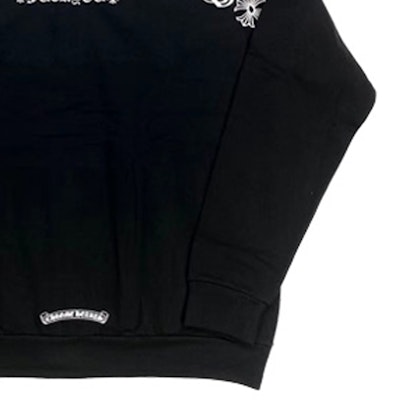 Chrome Hearts Hoodie Zipper Fleece Unisex Warna Hitam dengan Back Print CH-074-19 Sizing Chrome Hearts Hoodie Zipper Fleece Unisex Warna Hitam dengan Back Print CH-074-19