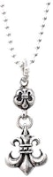 Chrome Hearts Basic Crossball 925 Silver Necklace Unisex Silver CH-XL-852 Chrome Hearts Basic Crossball 925 Silver Necklace Unisex Silver CH-XL-852