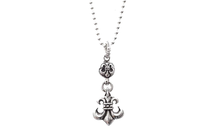 Order Cadena Unisex Plateada Chrome Hearts Crossball 925 de Plata. CH-XL-852
