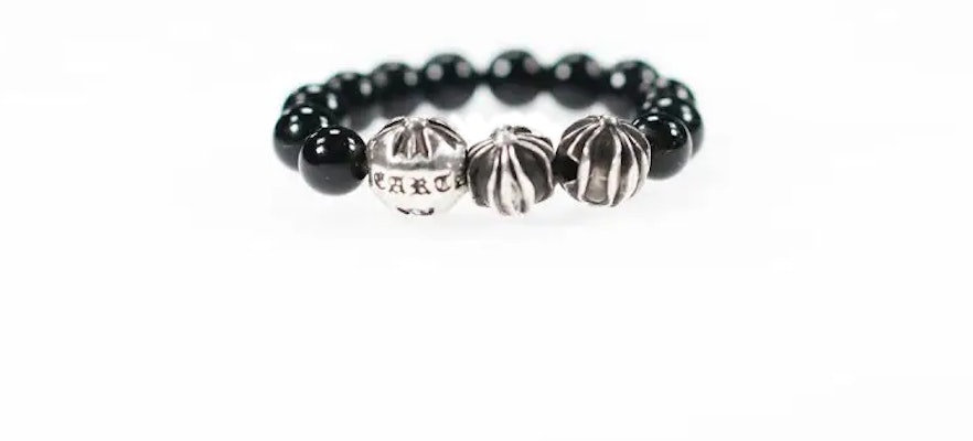 Chrome Hearts 银珠戒指 情侣款 黑色设计 男女通用款式. 2771 Purchase Chrome Hearts 银珠戒指 情侣款 黑色设计 男女通用款式. 2771