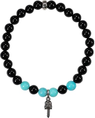 Pulsera Unisex Chrome Hearts Negra 925 Plata con Colgante Espada para Parejas. 2774 Order Pulsera Unisex Chrome Hearts Negra 925 Plata con Colgante Espada para Parejas. 2774