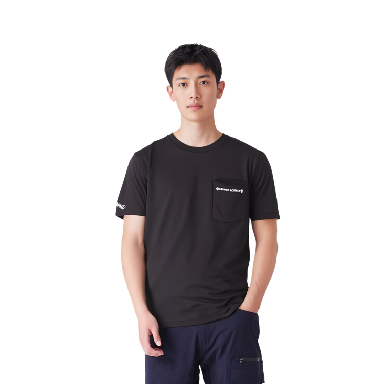 Chrome Hearts Black Cross Print Crewneck T-shirt for Men CH-177 圖 5