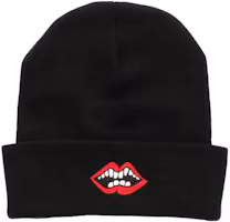 Order Chrome Hearts 黑色刺繡紅唇情侶款毛帽 Unisex 帽款 CH-CAP-2023022