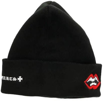 Gorro Unisex Chrome Hearts Negro Bordado Labios Rojos. CH-CAP-2023022 Shop Gorro Unisex Chrome Hearts Negro Bordado Labios Rojos. CH-CAP-2023022