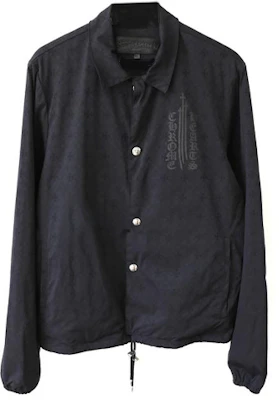 Chrome Hearts 黑色花卉刺繡休閒外套 CH-112 Buy Chrome Hearts 黑色花卉刺繡休閒外套 CH-112