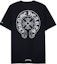 Lookbook Chrome Hearts Black Horseshoe Graphic Unisex T-Shirt CH-042