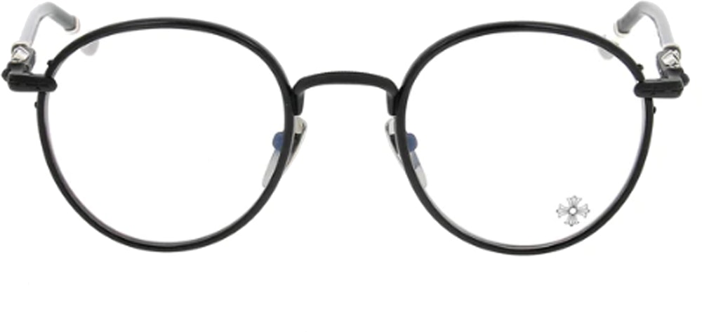 chrome-hearts-black-irregular-optical-frame-with-lens-print-unisex-couples-style-firkin-bk-mbk