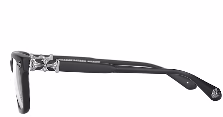 Kacamata Chrome Hearts Hitam Logo Perak Unisex Frame Tidak Beraturan COX UCKER-MBK-52 Shop Kacamata Chrome Hearts Hitam Logo Perak Unisex Frame Tidak Beraturan COX UCKER-MBK-52