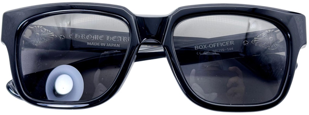 Gafas de Sol Rectangulares Unisex Chrome Hearts Negras con Metal y Acetato. BOX-OFFICER Black Shop Gafas de Sol Rectangulares Unisex Chrome Hearts Negras con Metal y Acetato. BOX-OFFICER Black