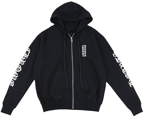 Chrome Hearts Hoodie Hitam Lengan Panjang dengan Desain Cetak Sederhana. CH-00000106 Order Chrome Hearts Hoodie Hitam Lengan Panjang dengan Desain Cetak Sederhana. CH-00000106