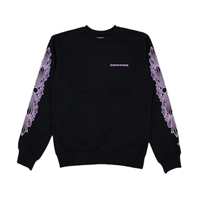 Chrome Hearts Boy Pink Logo Hoodie Unisex Black CH-611